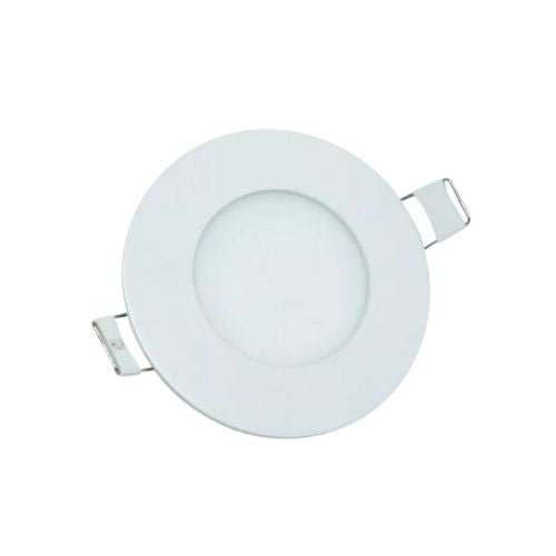 Panel Led slim redondo para empotrar 3watts Blanco Frío - Wattko